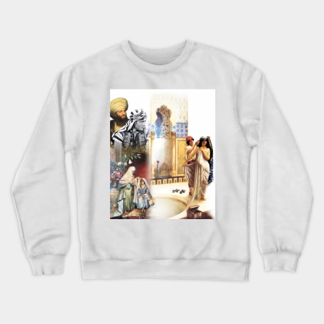 Orientalism - 1001 Nights Crewneck Sweatshirt by Dez53